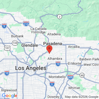 Map to South Pasadena Dental: Schar Iriena DDS office in South Pasadena, CA