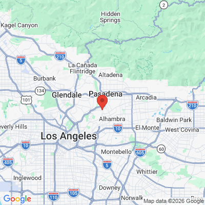 Map to South Pasadena Dental: Schar Iriena DDS office in South Pasadena, CA