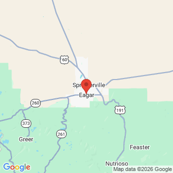 Map to Keith west office in Eagar, AZ