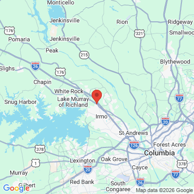 Map to  office in Irmo, SC