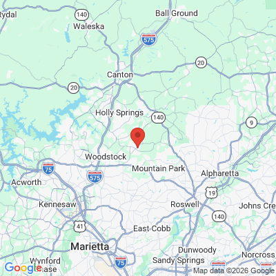 Map to  office in Woodstock, GA