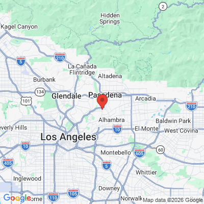 Map to  office in South Pasadena, CA