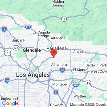 Map to Dentists of South Pasadena office in South Pasadena, CA