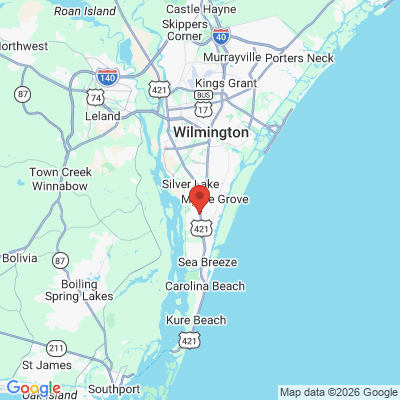 Map to  office in Wilmington, NC