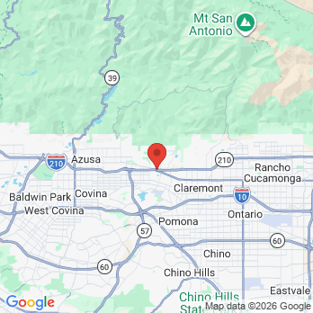 Map to Inland Dental Group office in La Verne, CA