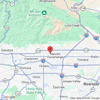 Map to  office in Rancho Cucamonga, CA