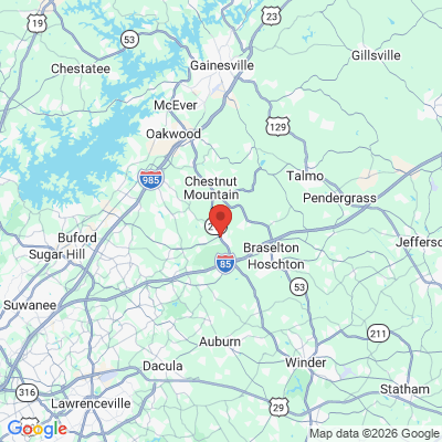 Map to  office in Braselton, GA
