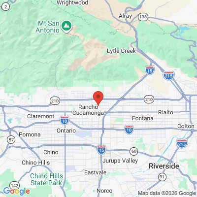 Map to  office in Rancho Cucamonga, CA