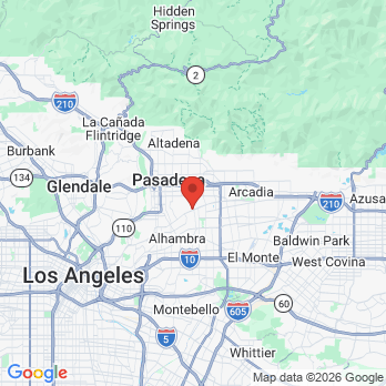 Map to Roger W. Anderson, D.D.S office in San Marino, CA