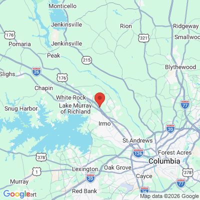 Map to  office in Irmo, SC