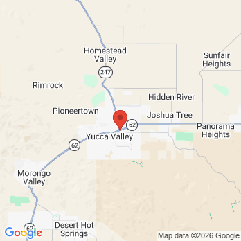 Map to Marston-Smith YV DDS, INC office in Yucca Valley, CA