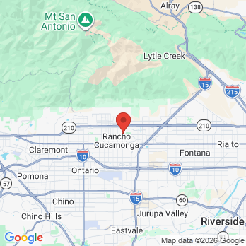 Map to Terra Vista Dental Care office in Rancho Cucamonga, CA