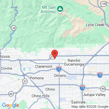 Map to Upland Family Dental Care office in Upland, CA
