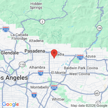Map to Primary Office office in Arcadia, CA