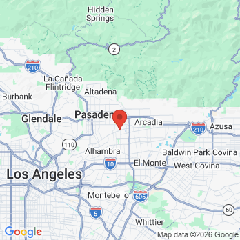 Map to San Marino Dentistry office in San Marino, CA