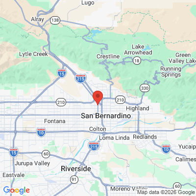Map to  office in San Bernardino, CA