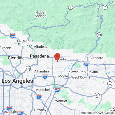Map to  office in Arcadia, CA