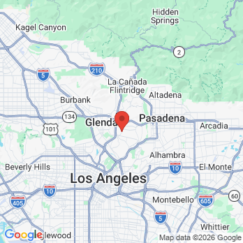 Map to California Dental Group-Eagle Rock office in Los Angeles, CA