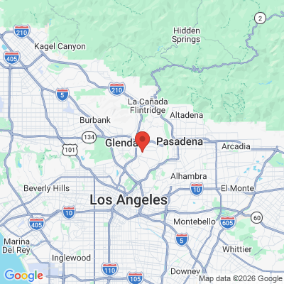 Map to California Dental Group-Eagle Rock office in Los Angeles, CA