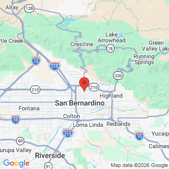 Map to Katy chou dds  office in San Bernardino, CA