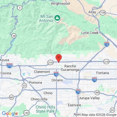 Map to  office in Upland, CA