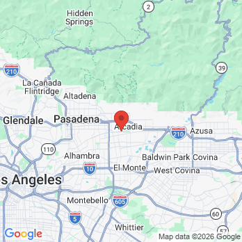 Map to Primary Office office in Arcadia, CA