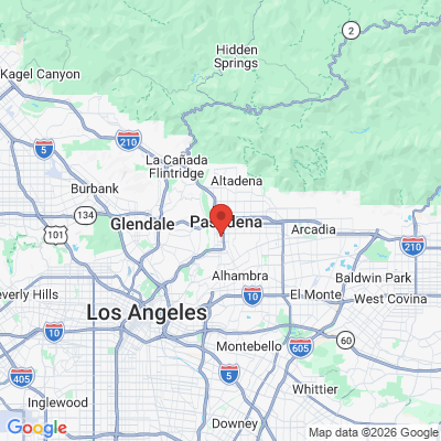 Map to  office in Pasadena, CA