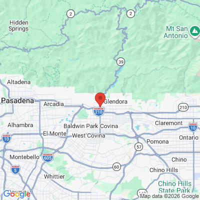Map to  office in Azusa, CA