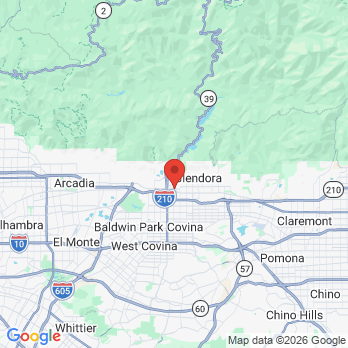 Map to Vahe Dental office in Azusa, CA
