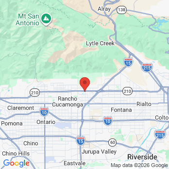 Map to Daycreek Dental Care office in Rancho Cucmonga, CA