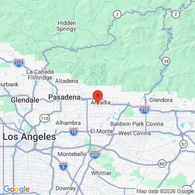 Map to  office in Arcadia, CA