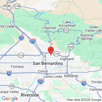 Map to Primary Office office in San Bernardino, CA