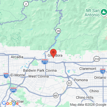 Map to Glendora Family Dentistry office in Glendora, CA
