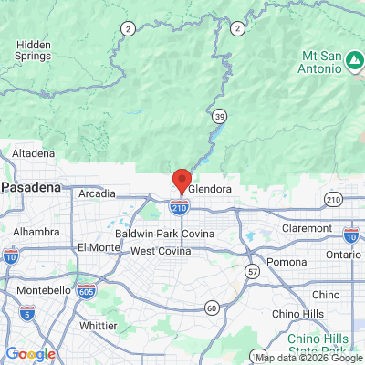 Map to  office in Azusa, CA