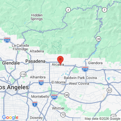 Map to  office in Arcadia, CA