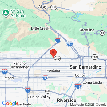Map to sierra parkway dental care  office in Fontana, CA