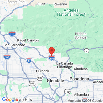 Map to Enhance Dentist office in La Crescenta Montrose, CA