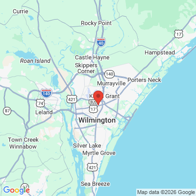 Map to  office in Wilmington, NC