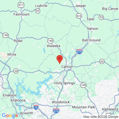 Map to  office in Canton, GA