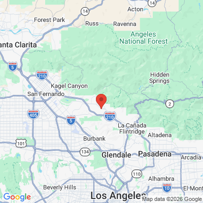 Map to  office in Tujunga, CA