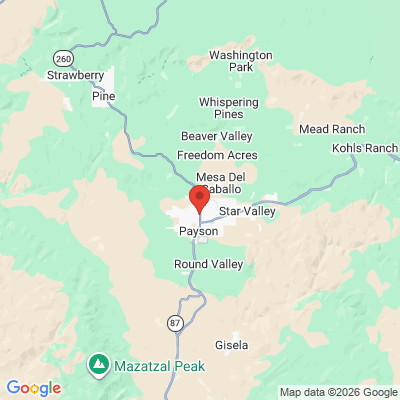 Map to  office in Payson, AZ