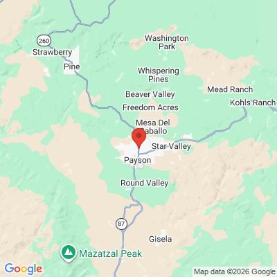 Map to  office in Payson, AZ