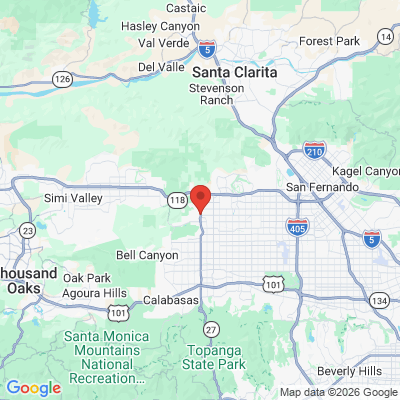 Map to A2Z Dental Group office in Los Angeles, CA