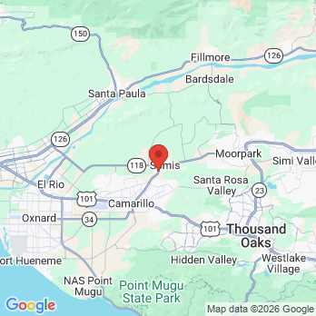 Map to Charles E. Scholler, D.D.S. office in Somis, CA