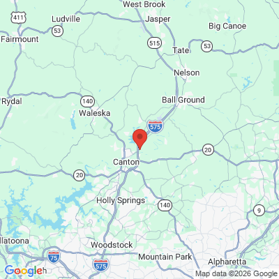 Map to  office in Canton, GA
