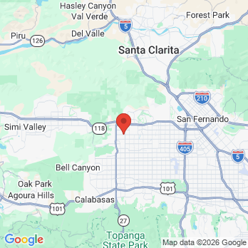 Map to Primary Office office in Chatsworth, CA