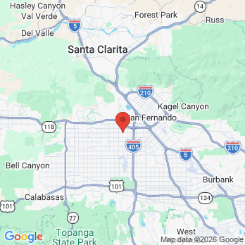 Map to Primary Office office in Granada Hills, CA