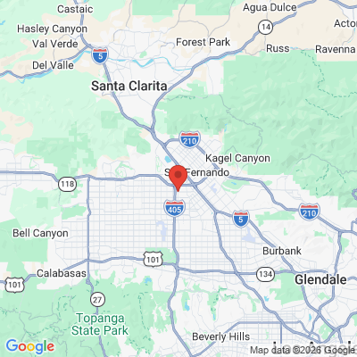 Map to  office in Mission Hills, CA