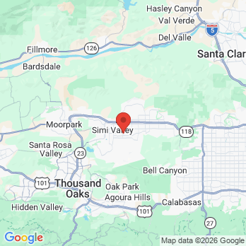 Map to Simi Smile Studio office in Simi Valley, CA
