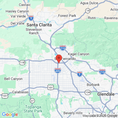 Map to  office in Mission Hills, CA